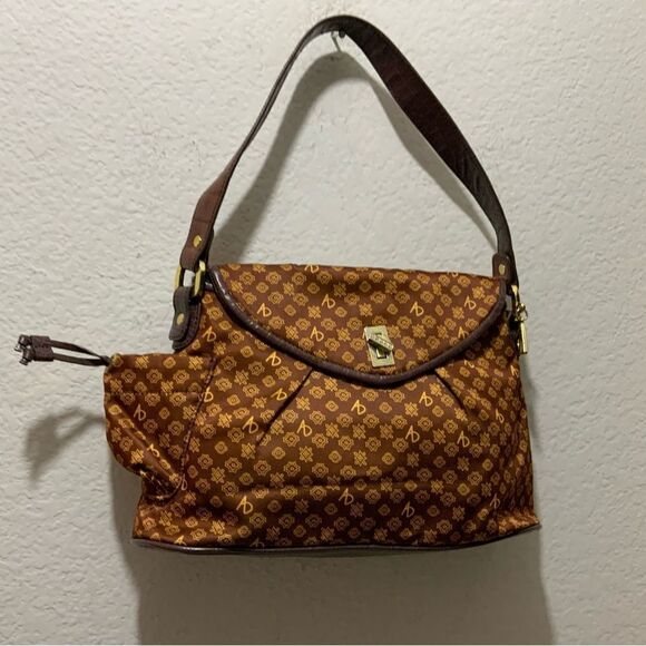 Alfred Durante Signature Design Exclusive Allover Design Sateen Bag NWOT - Picture 3 of 16